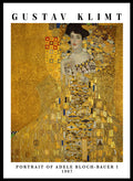 Gustav Klimt Portrait of Adele Bloch - Bauer I 1907 Art Print_Sugar & Canvas