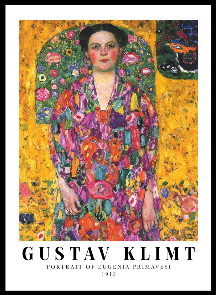 Gustav Klimt Portrait of Eugenia Primavesi 1913 Art Print_Sugar & Canvas