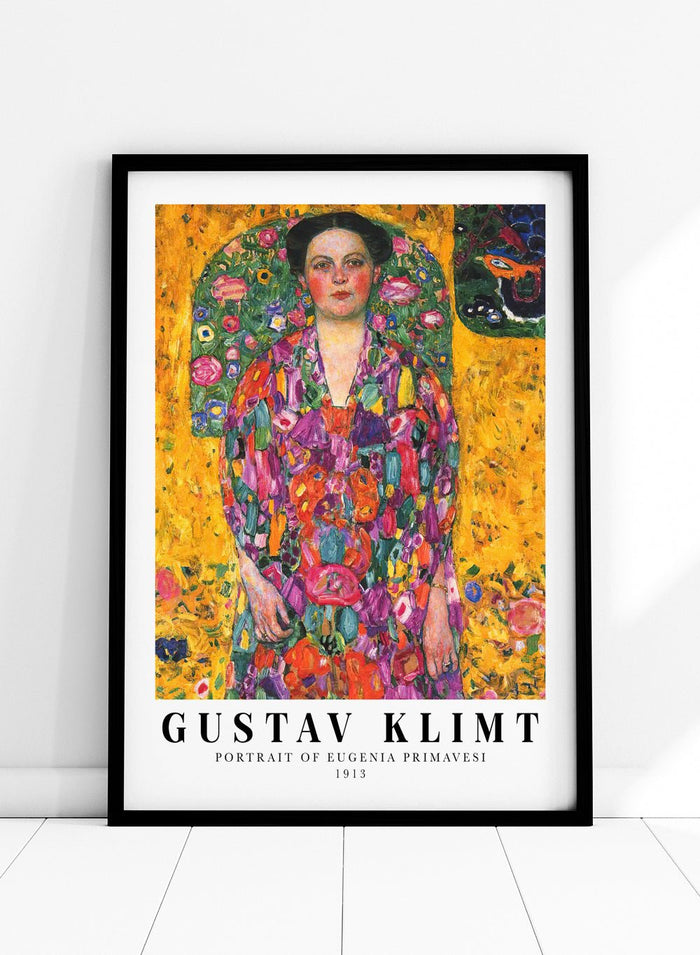 Gustav Klimt Portrait of Eugenia Primavesi 1913 Art Print_Sugar & Canvas