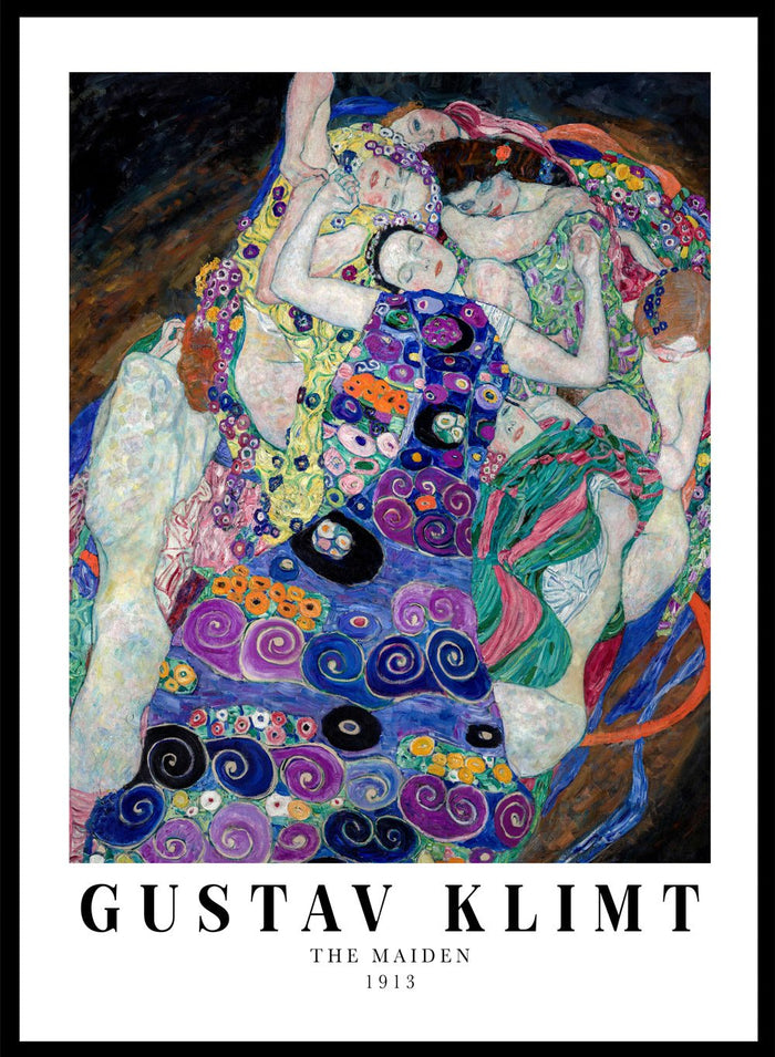 Gustav Klimt The Maiden 1913 Art Print_Sugar & Canvas