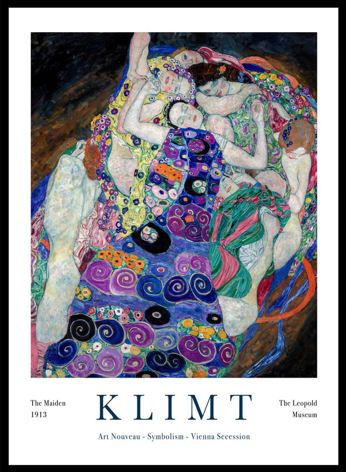 Gustav Klimt The Maiden 1913 Art Print_Sugar & Canvas