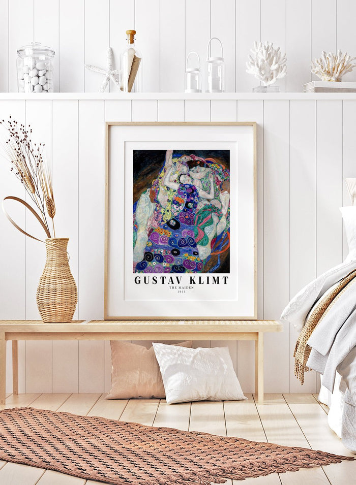 Gustav Klimt The Maiden 1913 Art Print_Sugar & Canvas