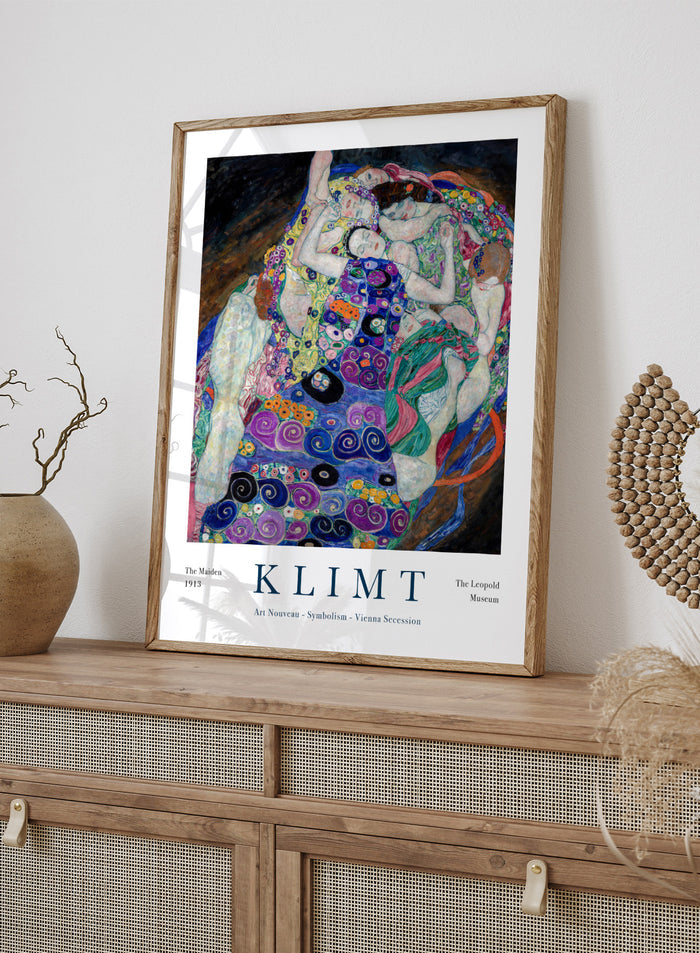 Gustav Klimt The Maiden 1913 Art Print