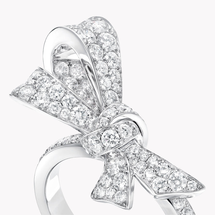 Gwénaelle White Butterfly Ring