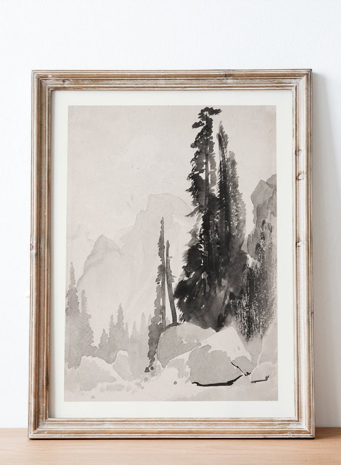 "Half Dome, Yosemite" Art Print_Sugar & Canvas_Thomas Moran