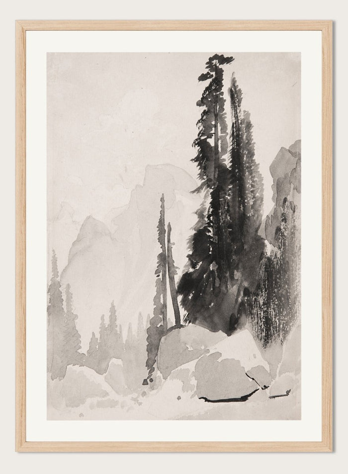 "Half Dome, Yosemite" Art Print_Sugar & Canvas_Thomas Moran