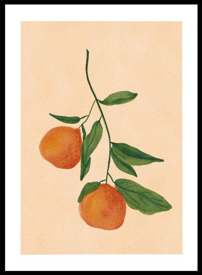 'Hanging Oranges' Aesthetic Art Print_Sugar & Canvas_Sugar & Canvas