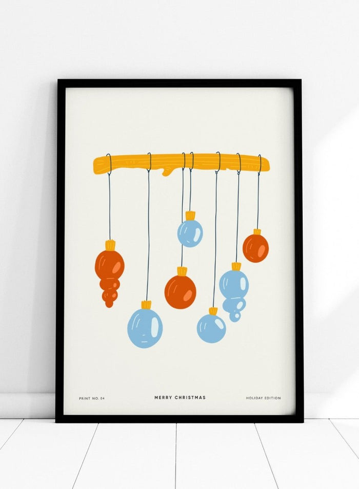Hanging Ornaments Art Print_Sugar & Canvas