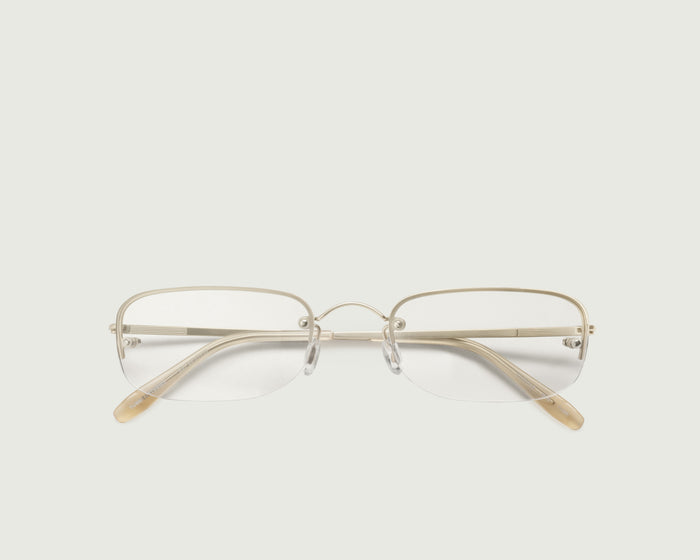 Tinsel::Hank Eyeglasses rectangle Gold stainless steel top