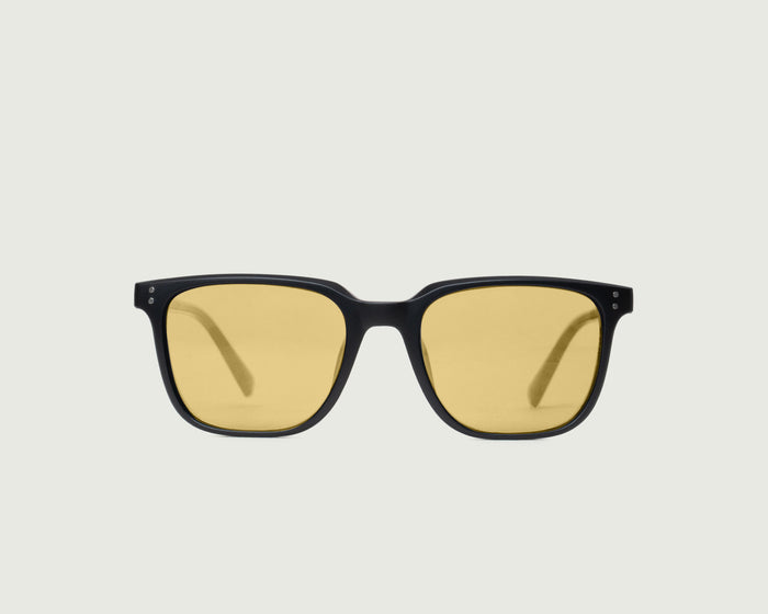 Ink Artichoke::Harry Sunglasses Square Black metal front