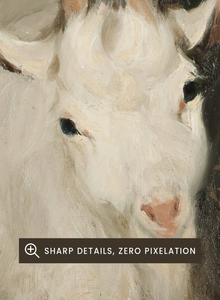 "He-Goat" Art Print_Sugar & Canvas_Ernst Küsel