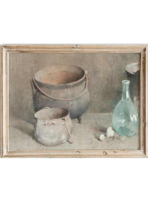 "Hearthstone" Kitchen Art Print_Sugar & Canvas_Emil Carlsen