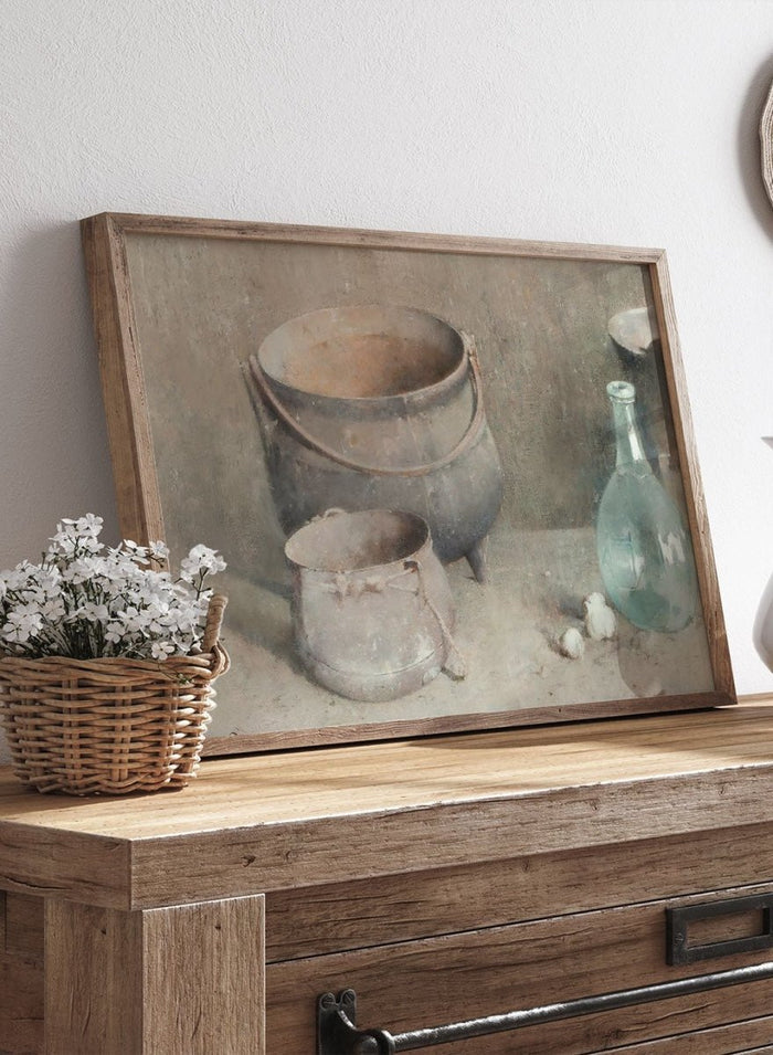 "Hearthstone" Kitchen Art Print_Sugar & Canvas_Emil Carlsen