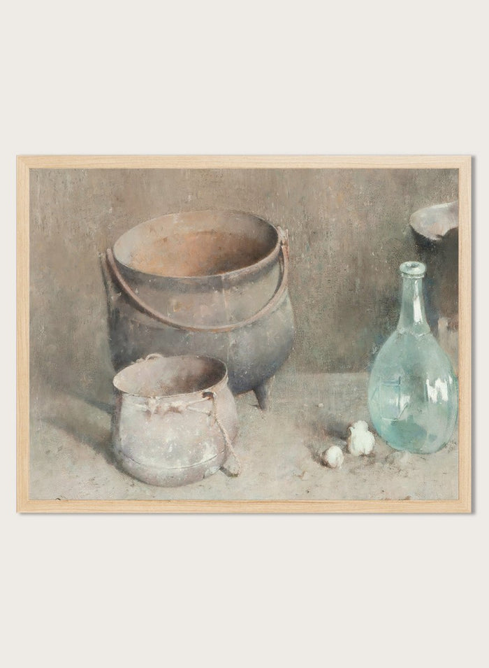 "Hearthstone" Kitchen Art Print_Sugar & Canvas_Emil Carlsen