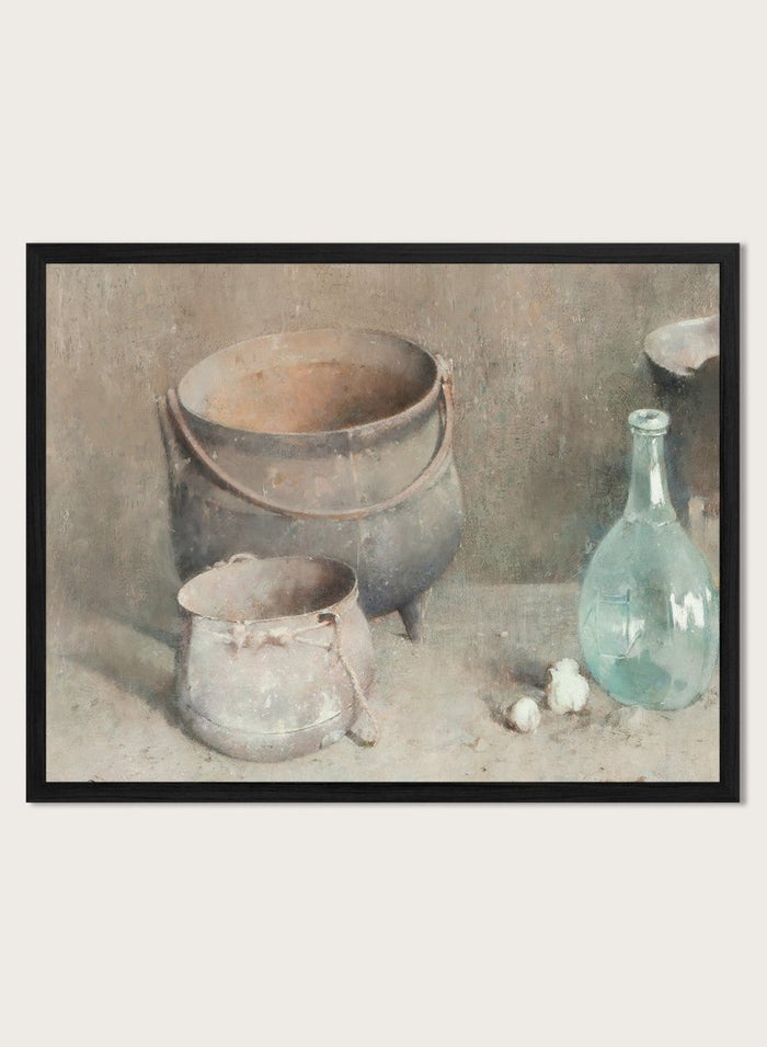 "Hearthstone" Kitchen Art Print_Sugar & Canvas_Emil Carlsen