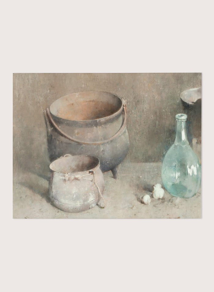 "Hearthstone" Kitchen Art Print_Sugar & Canvas_Emil Carlsen