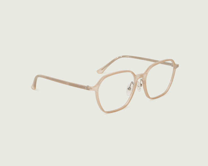 Bellini::Helsinki+ Eyeglasses square nude plant-based plastic front diagonal