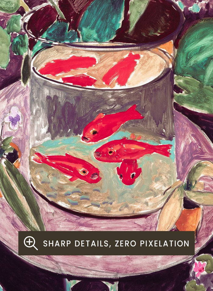 Henri Matisse - Goldfish in Bowl Art Print_Sugar & Canvas