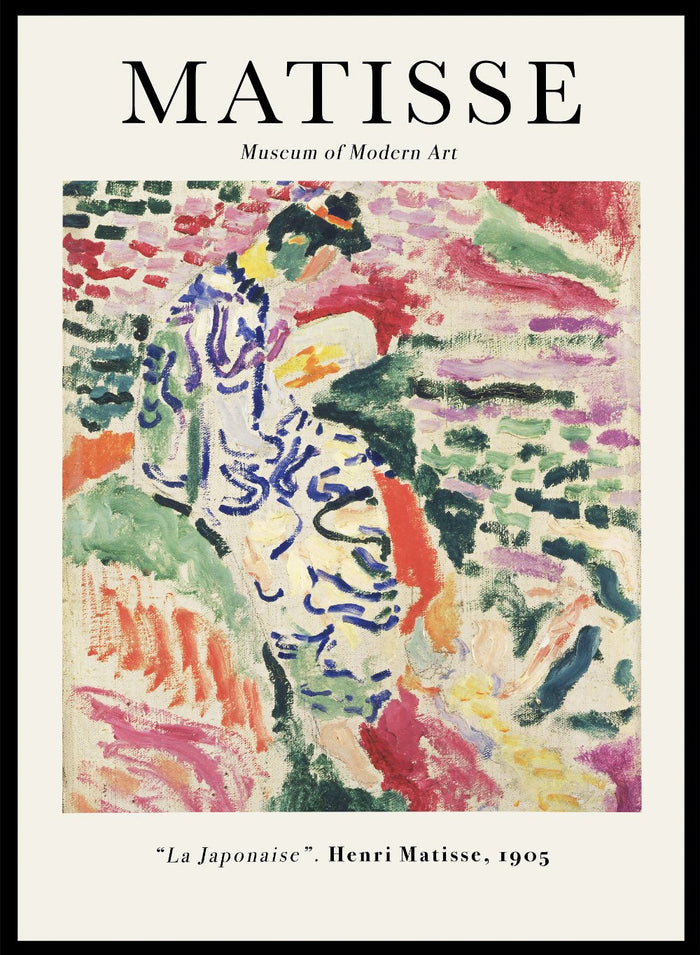 La Japonaise 1905 by Henri Matisse Print_Sugar & Canvas