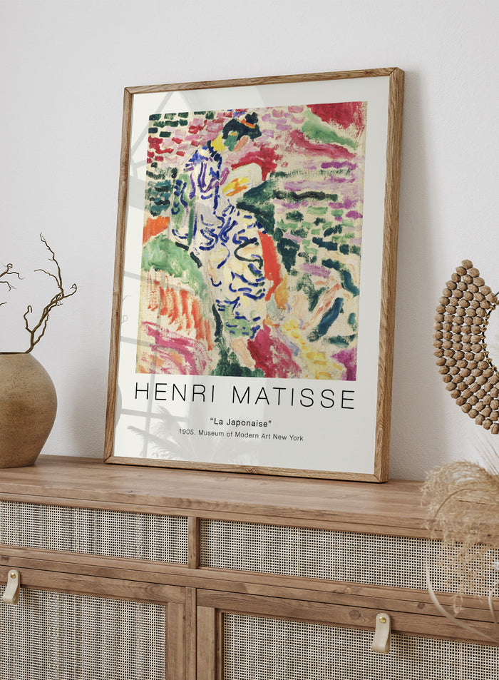 Henri Matisse - La Japonaise: Woman beside the Water Art Print