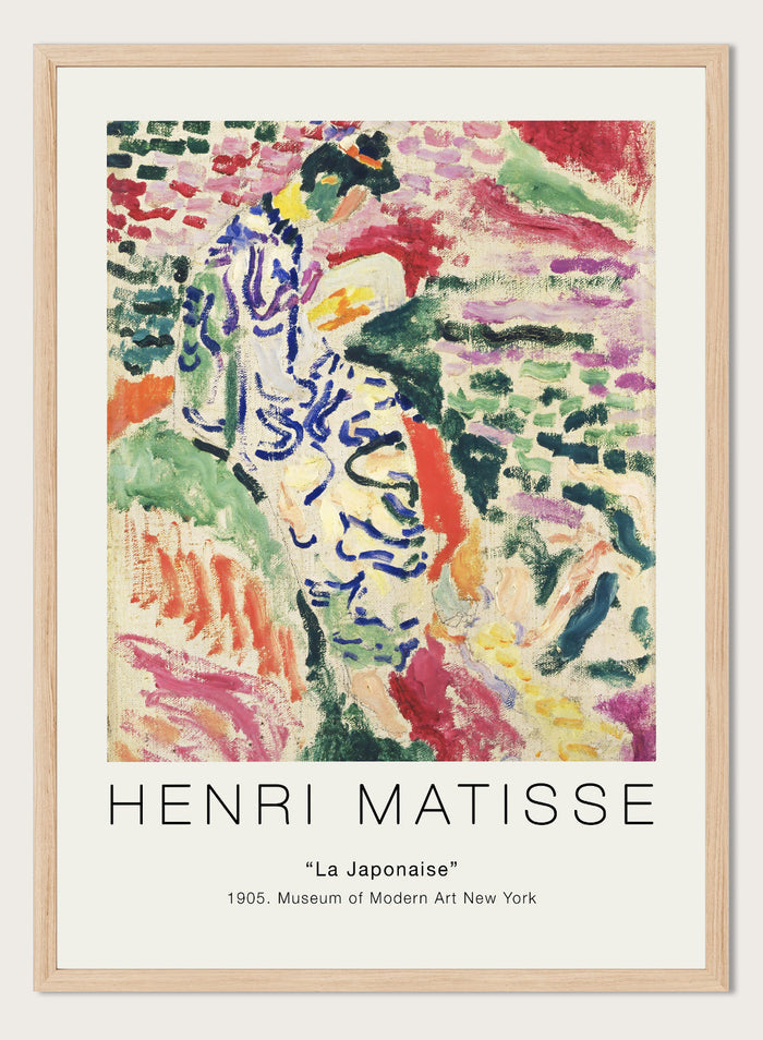 Henri Matisse - La Japonaise: Woman beside the Water Art Print