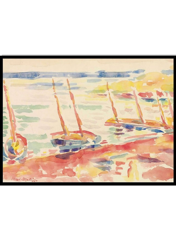 Henri Matisse Bateaux à Collioure Art Print_Sugar & Canvas_Henri Matisse