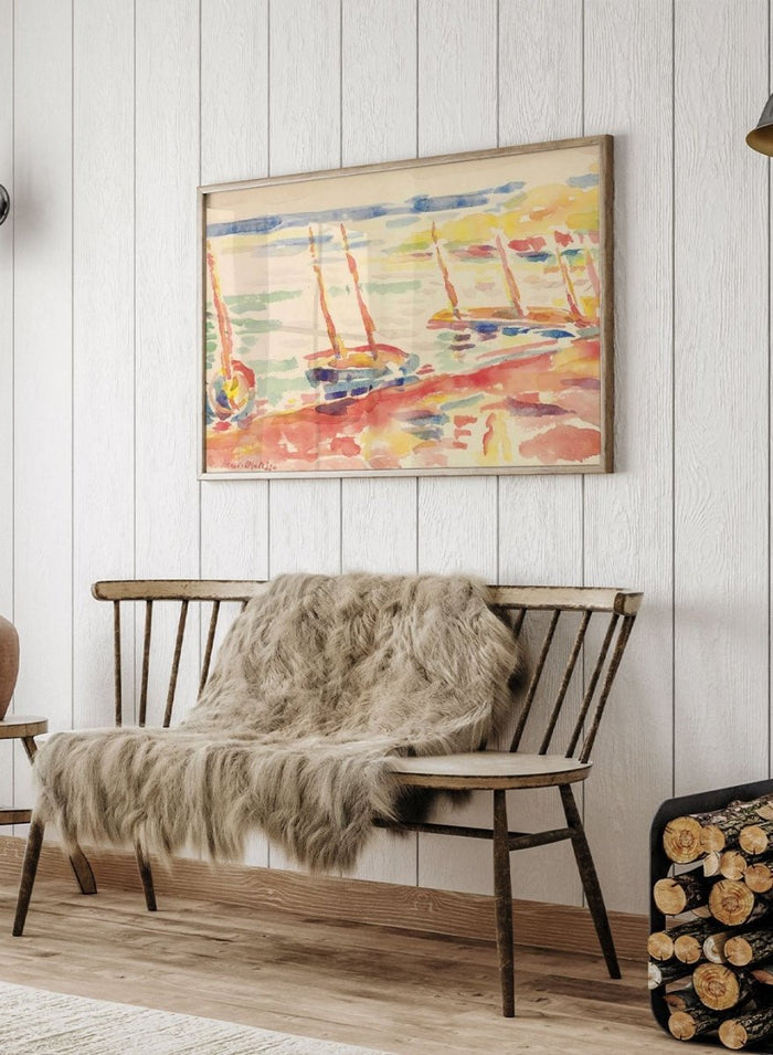 Henri Matisse Bateaux à Collioure Art Print_Sugar & Canvas_Henri Matisse