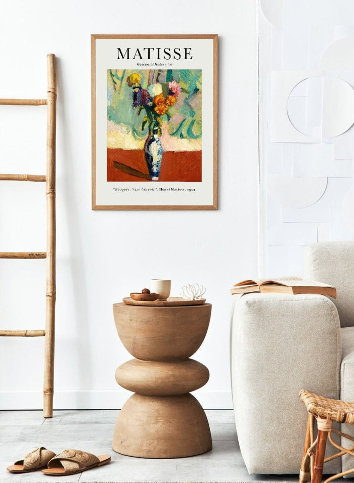 Henri Matisse Bouquet, Vase Chinois Art Print_Sugar & Canvas_Henri Matisse