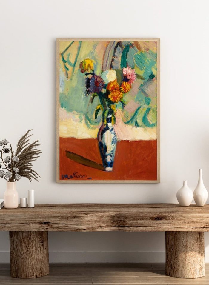 Henri Matisse Bouquet, Vase Chinois Art Print_Sugar & Canvas_Henri Matisse