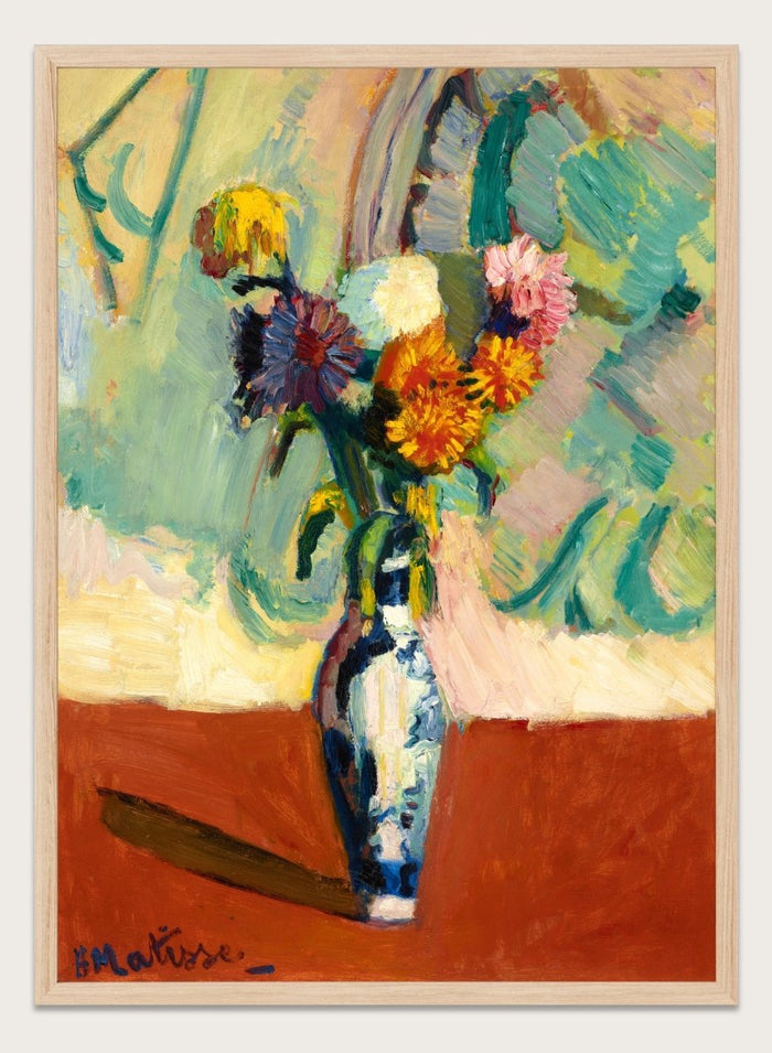 Henri Matisse Bouquet, Vase Chinois Art Print_Sugar & Canvas_Henri Matisse