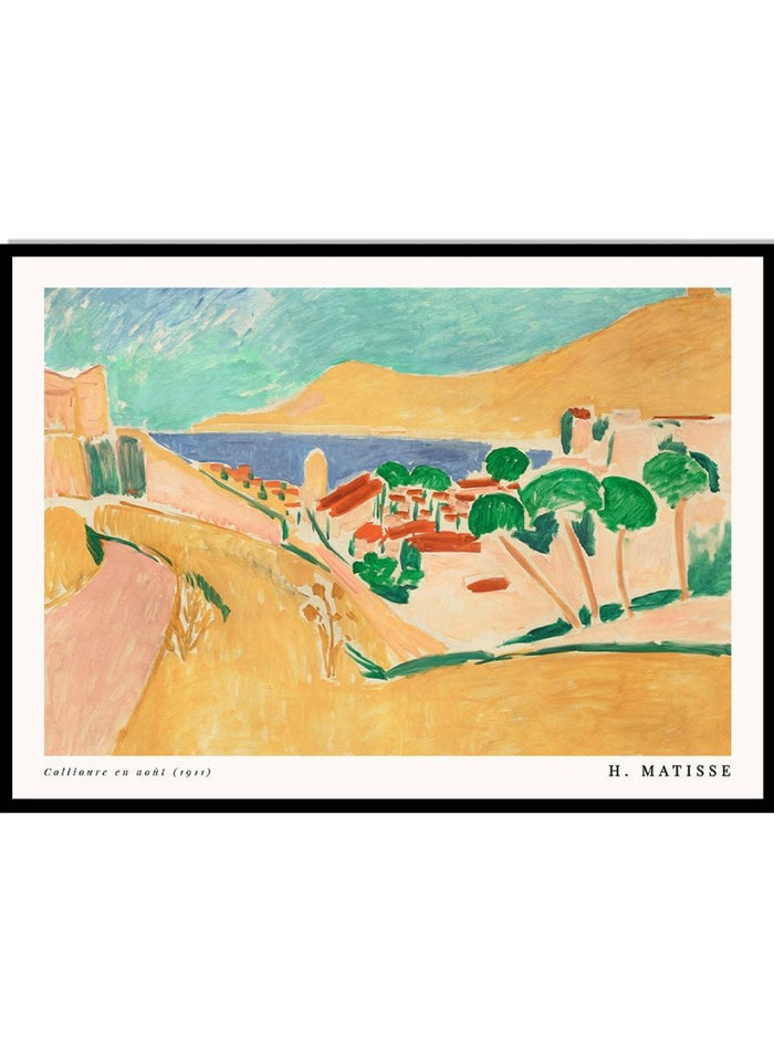 Henri Matisse Collioure in August Art Print_Sugar & Canvas_Henri Matisse