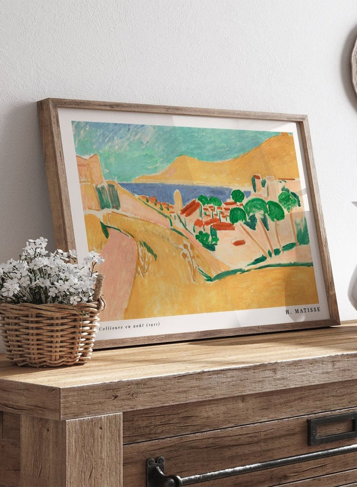Henri Matisse Collioure in August Art Print_Sugar & Canvas_Henri Matisse