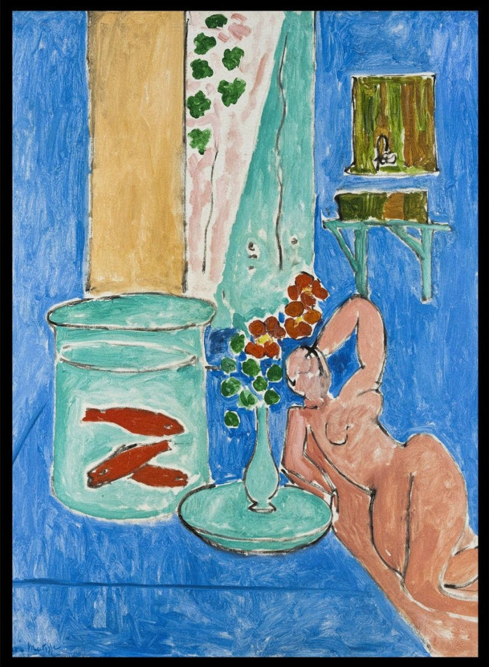 Henri Matisse Goldfish and Sculpture Art Print_Sugar & Canvas_Henri Matisse