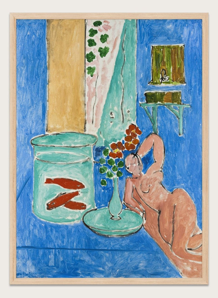 Henri Matisse Goldfish and Sculpture Art Print_Sugar & Canvas_Henri Matisse