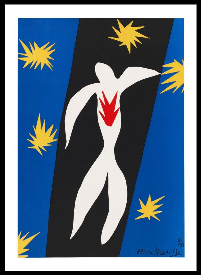 Henri Matisse La Chute d'Icare 1943 Art Print_Sugar & Canvas_Henri Matisse