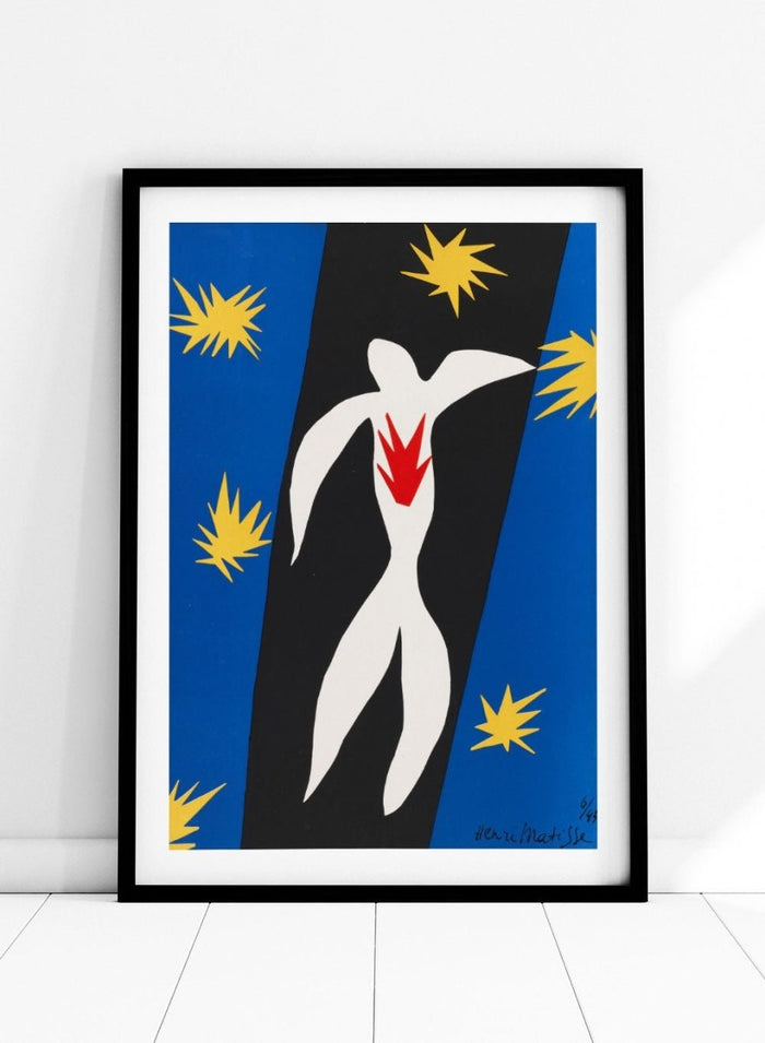 Henri Matisse La Chute d'Icare 1943 Art Print_Sugar & Canvas_Henri Matisse