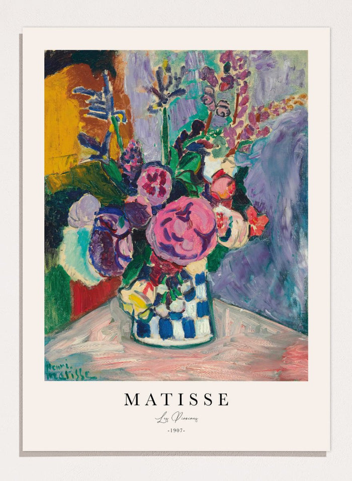Henri Matisse Les Pivoines Art Print_Sugar & Canvas_Henri Matisse
