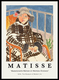 Henri Matisse Mademoiselle Matisse in a Scotch Plaid Coat Art Print_Sugar & Canvas_Henri Matisse