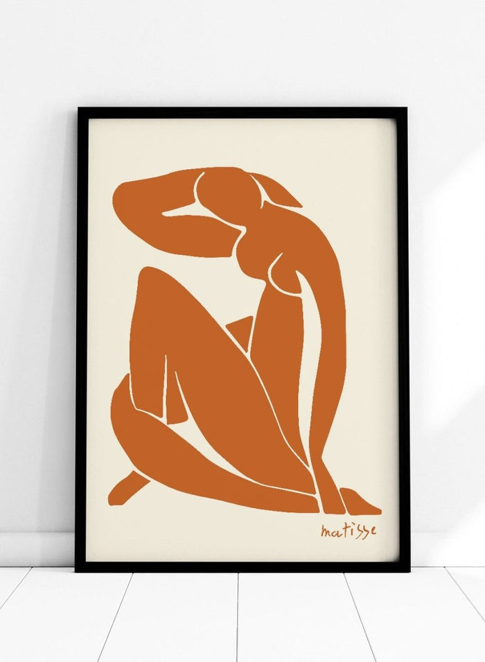 Henri Matisse Nu Bleu (Orange) Art Print_Sugar & Canvas_Henri Matisse