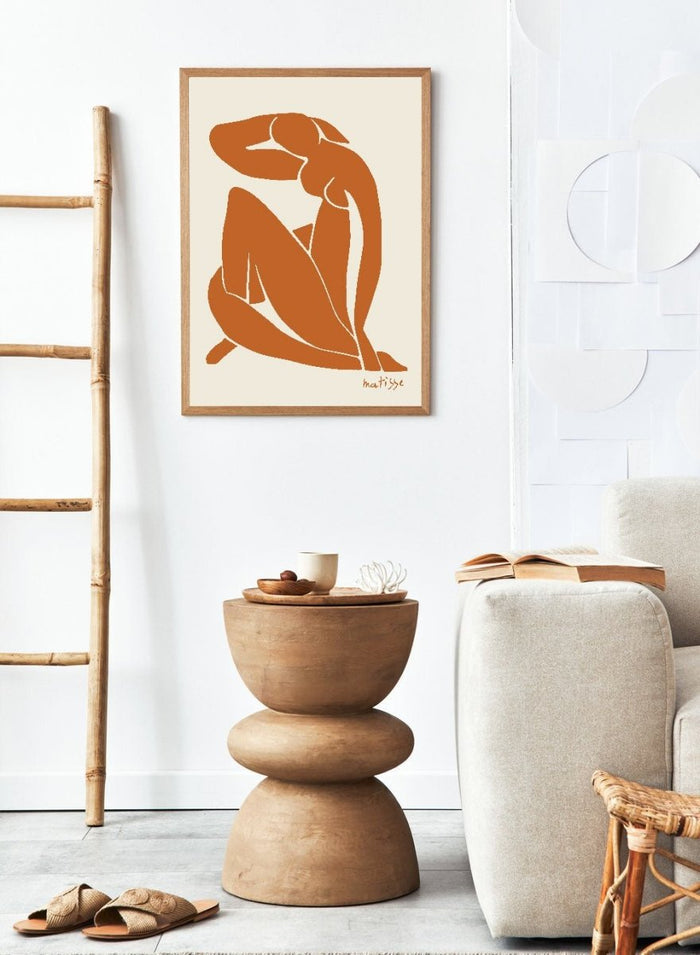 Henri Matisse Nu Bleu (Orange) Art Print_Sugar & Canvas_Henri Matisse