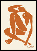 Henri Matisse Nu Bleu (Orange) II Art Print_Sugar & Canvas_Henri Matisse