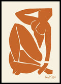 Henri Matisse Nu Bleu (Orange) II Art Print_Sugar & Canvas_Henri Matisse