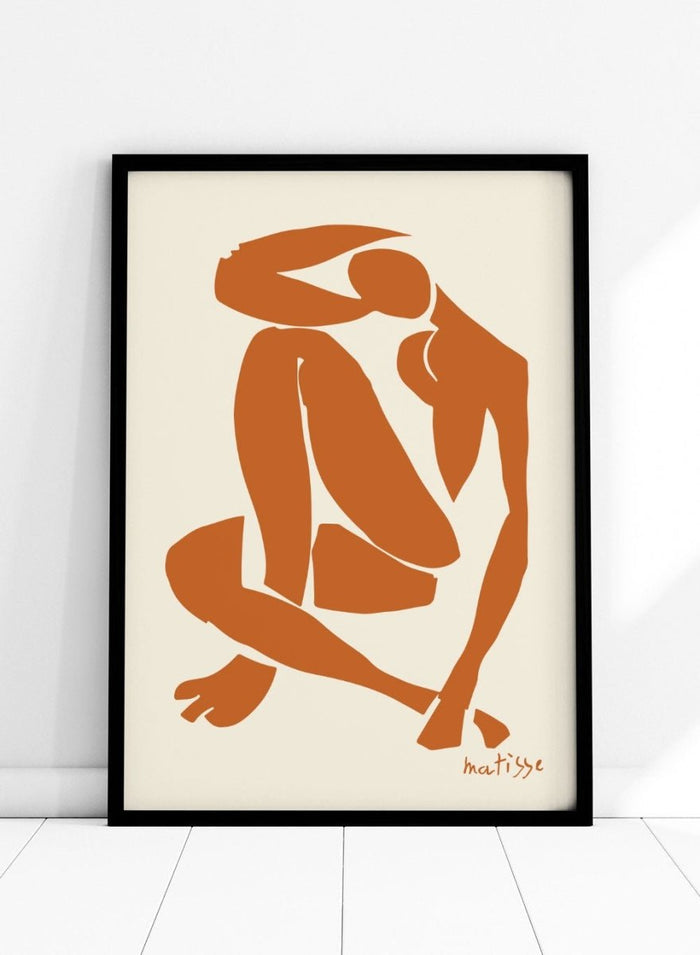 Henri Matisse Nu Bleu (Orange) II Art Print_Sugar & Canvas_Henri Matisse