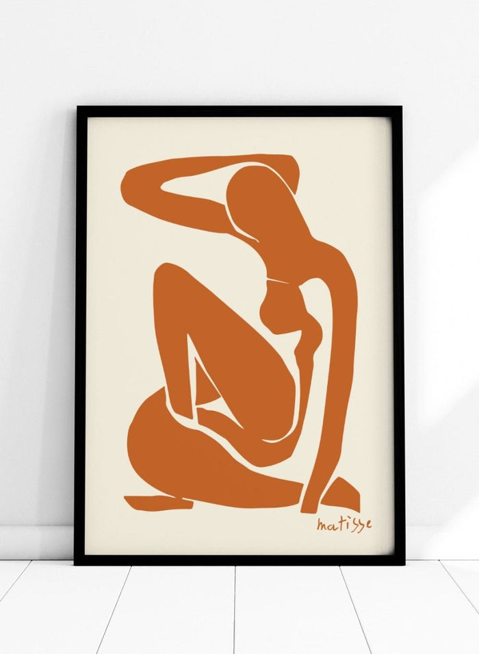 Henri Matisse Nu Bleu (Orange) II Art Print_Sugar & Canvas_Henri Matisse