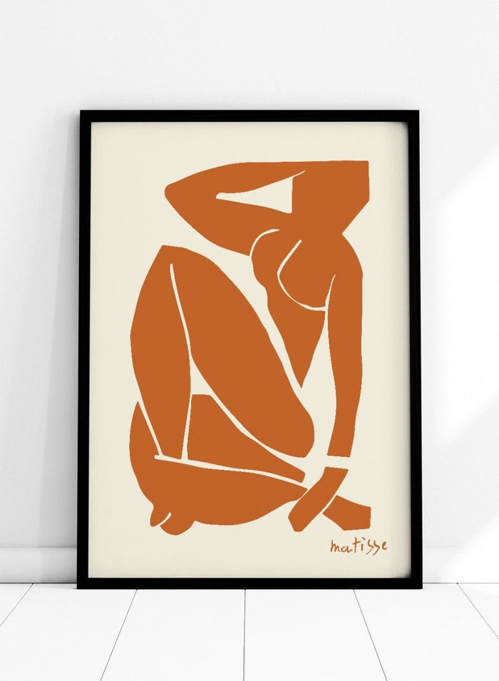 Henri Matisse Nu Bleu (Orange) II Art Print_Sugar & Canvas_Henri Matisse