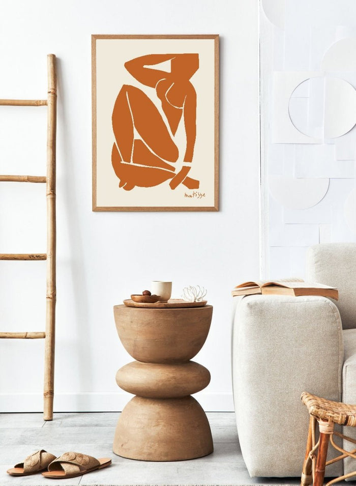 Henri Matisse Nu Bleu (Orange) II Art Print_Sugar & Canvas_Henri Matisse