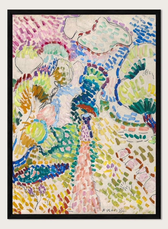 A4/8x12 inches (Framing Available) / Black Wood Frame