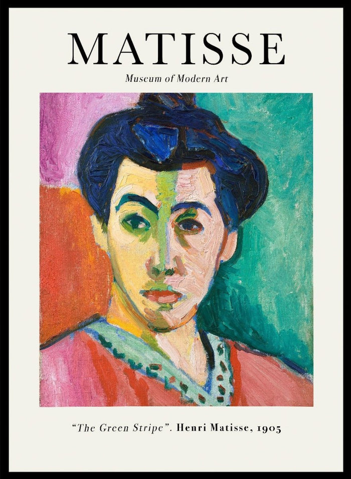 Henri Matisse The Green Stripe Art Print_Sugar & Canvas_Henri Matisse