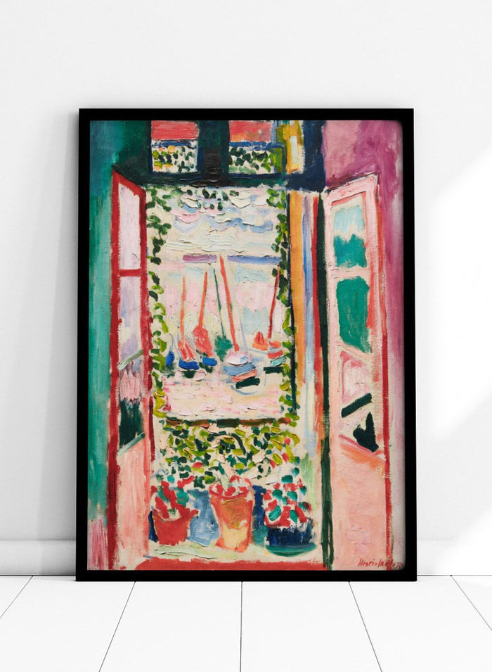 Henri Matisse The Open Window 1905 Art Print_Sugar & Canvas_Henri Matisse