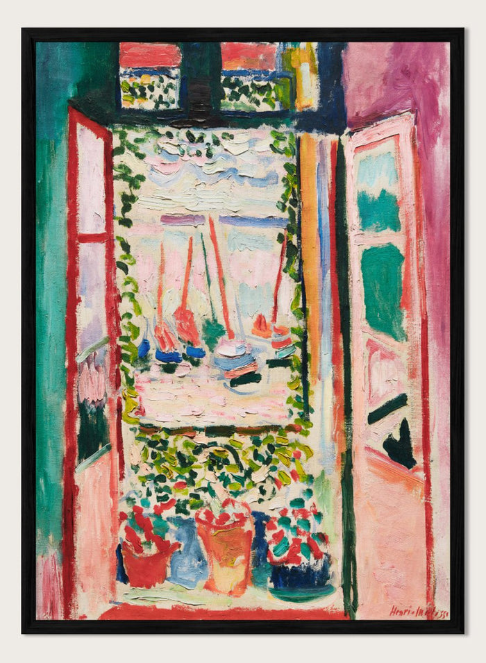 Henri Matisse The Open Window 1905 Art Print_Sugar & Canvas_Henri Matisse